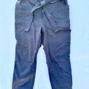 Hollister Ultra High-Rise Skinny Jogger Pants Women’s XL Gray Tie Waist